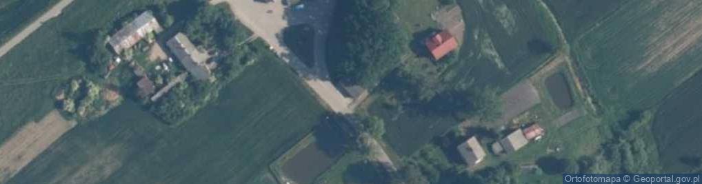 Zdjęcie satelitarne OSP w Klimach