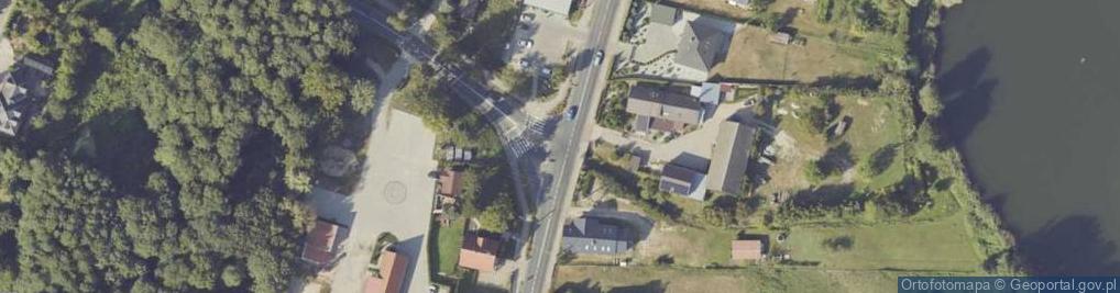 Zdjęcie satelitarne OSP w Kłodawie