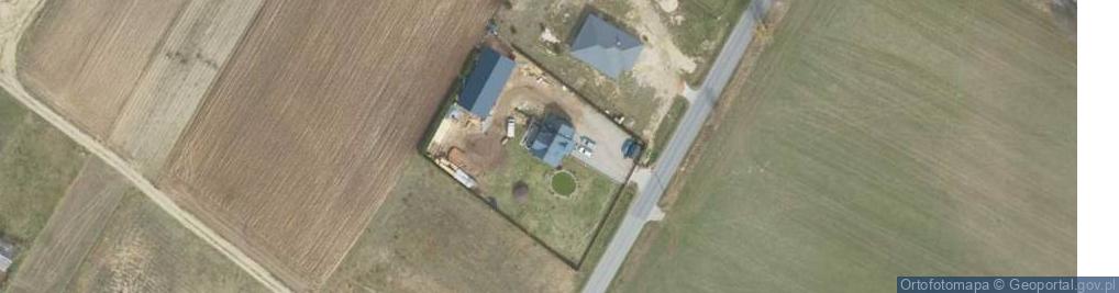 Zdjęcie satelitarne OSP w Klonie