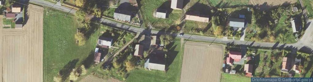 Zdjęcie satelitarne OSP w Kobylej Górze