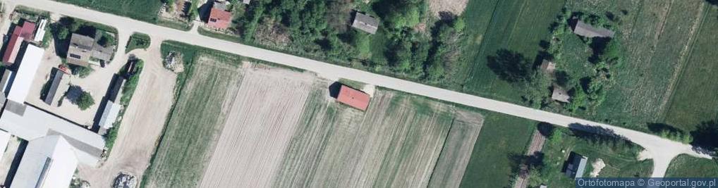 Zdjęcie satelitarne OSP w Kol Żurawiniec
