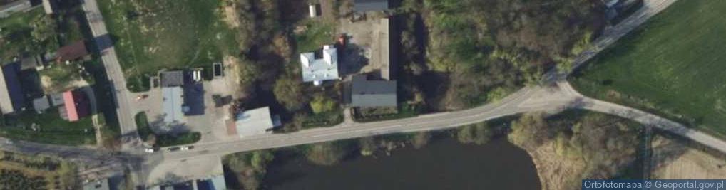 Zdjęcie satelitarne OSP w Kołacinie