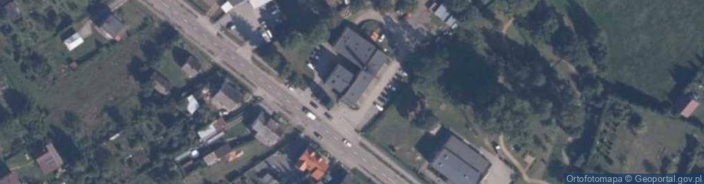 Zdjęcie satelitarne OSP w Kołczygłowach