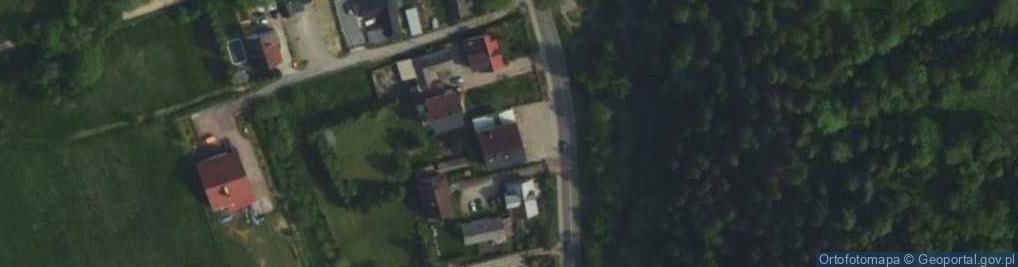 Zdjęcie satelitarne OSP w Korbielowie