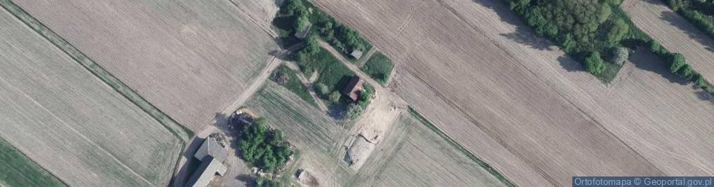 Zdjęcie satelitarne OSP w Korczówce