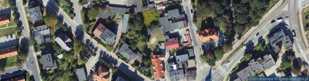 Zdjęcie satelitarne OSP w Kościerzynie