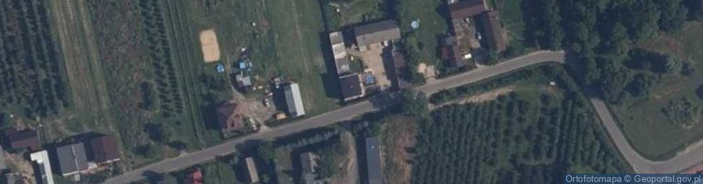 Zdjęcie satelitarne OSP w Kośminie