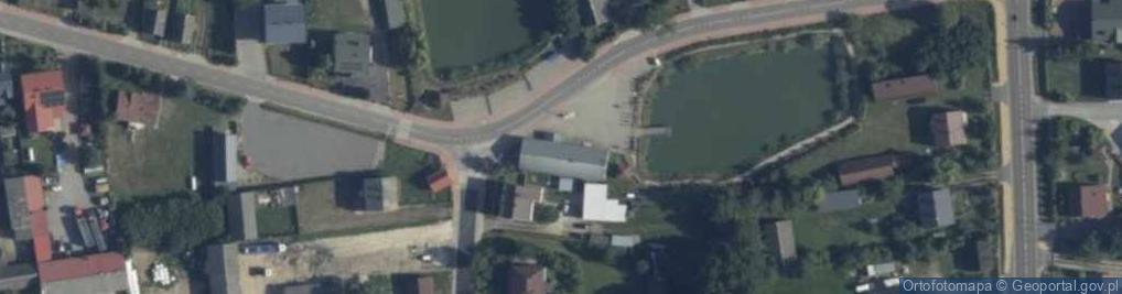 Zdjęcie satelitarne OSP w Kowiesach