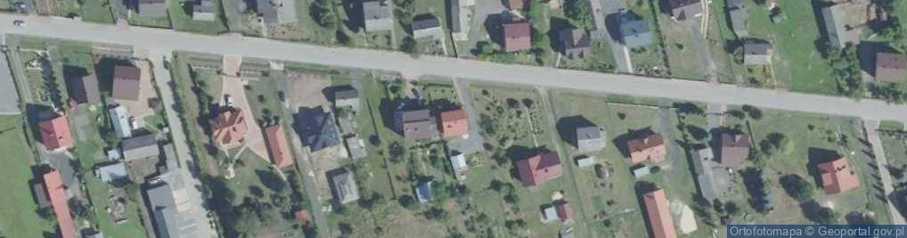 Zdjęcie satelitarne OSP w Królewcu