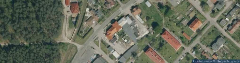 Zdjęcie satelitarne OSP w Krupskim Młynie