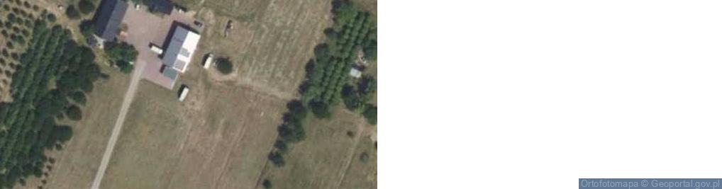 Zdjęcie satelitarne OSP w Kruszewie