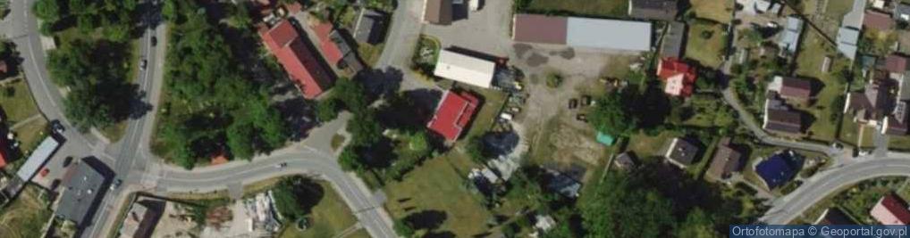 Zdjęcie satelitarne OSP w Kup