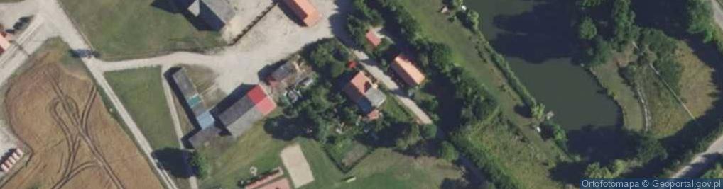 Zdjęcie satelitarne OSP w Łabędniku