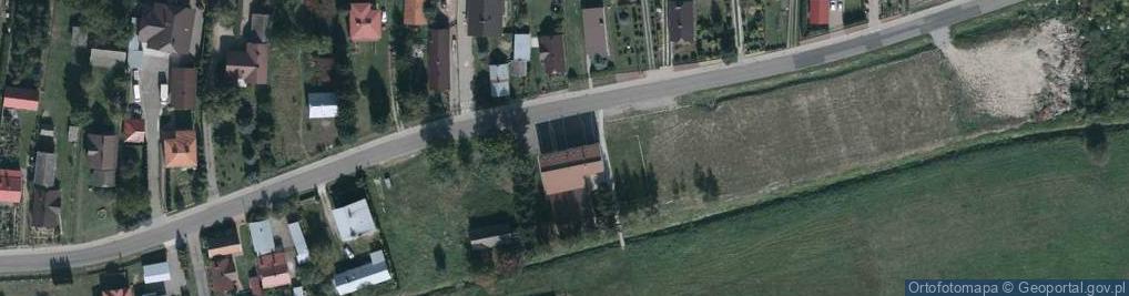 Zdjęcie satelitarne OSP w Łące