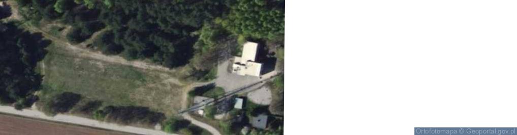 Zdjęcie satelitarne OSP w Łaznowskiej Woli
