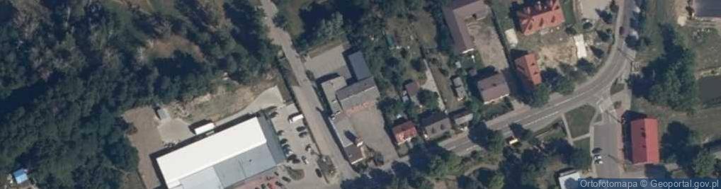 Zdjęcie satelitarne OSP w Leoncinie