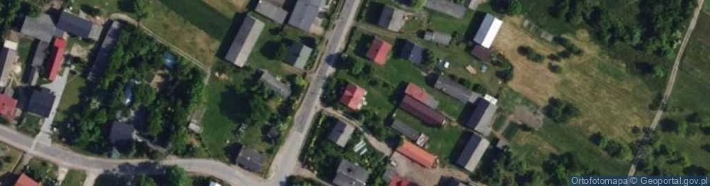 Zdjęcie satelitarne OSP w Libiszowie