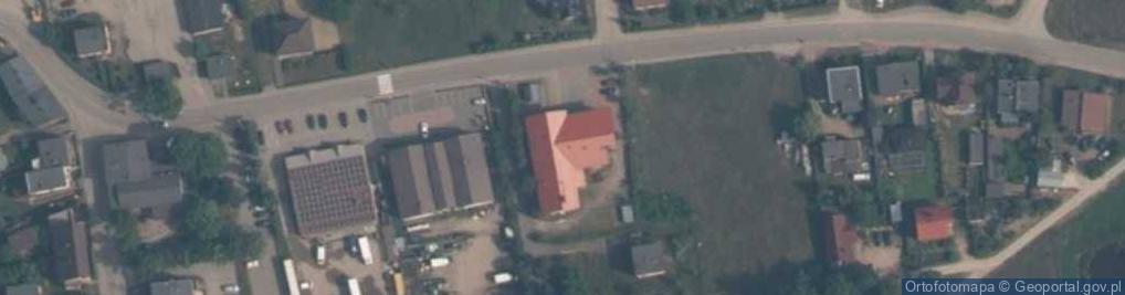 Zdjęcie satelitarne OSP w Lipuszu