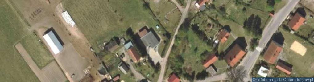 Zdjęcie satelitarne OSP w Liwie