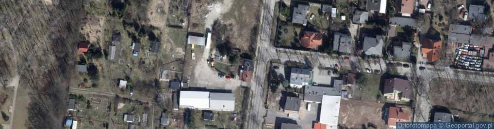 Zdjęcie satelitarne OSP w Łodzi Sikawa