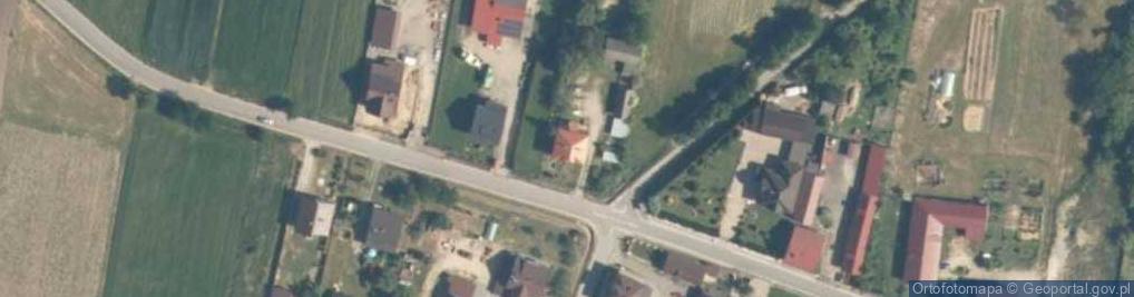 Zdjęcie satelitarne OSP w Łopatnie