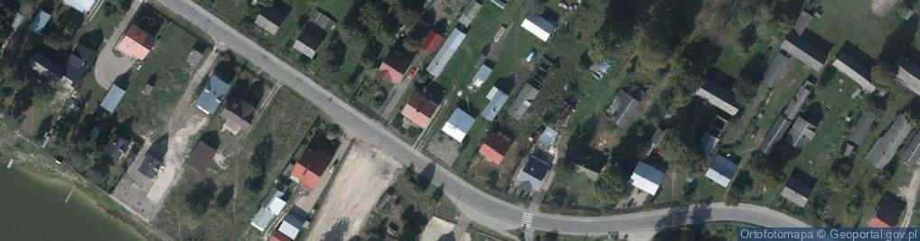 Zdjęcie satelitarne OSP w Łosińcu i