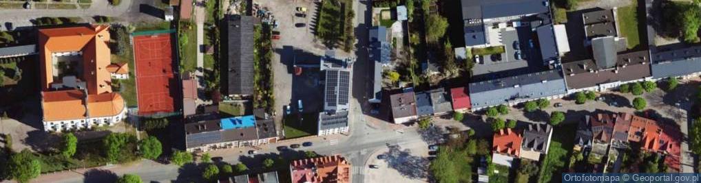 Zdjęcie satelitarne OSP w Łowiczu