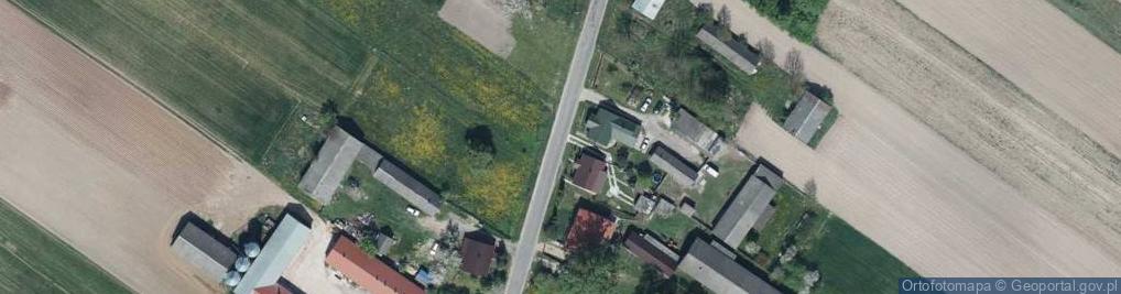 Zdjęcie satelitarne OSP w Lubence