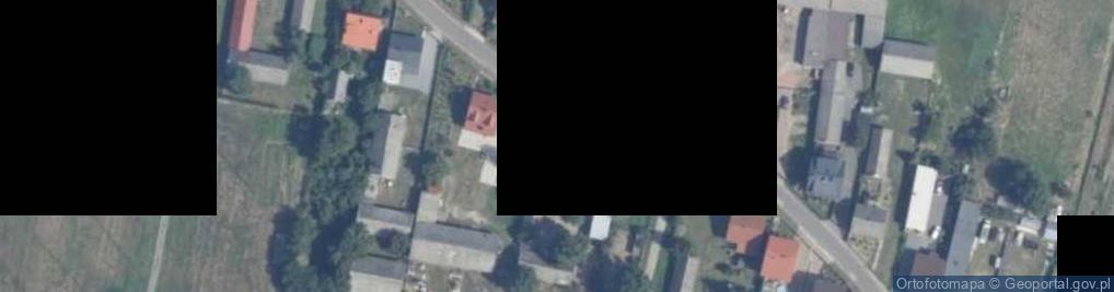 Zdjęcie satelitarne OSP w Lubicach