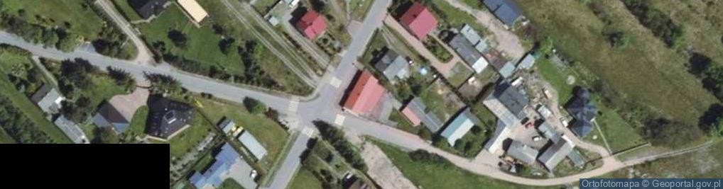 Zdjęcie satelitarne OSP w Lucynowie Dużym