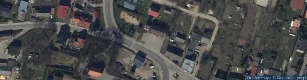 Zdjęcie satelitarne OSP w Luzinie