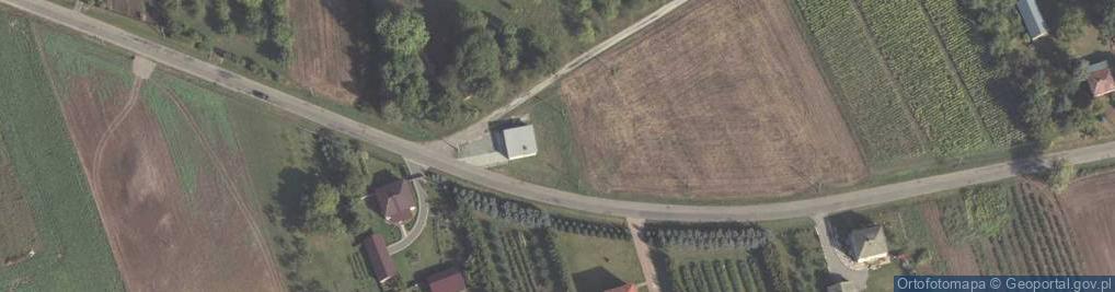 Zdjęcie satelitarne OSP w Majdanie Krynickim