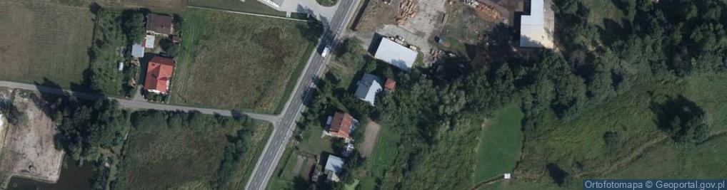 Zdjęcie satelitarne OSP w Majdanie Sieniawskim