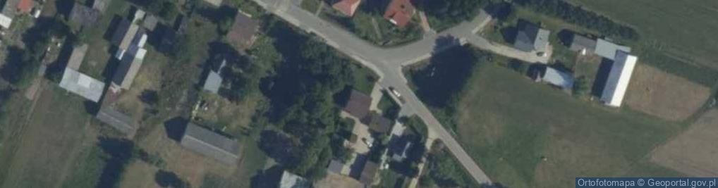 Zdjęcie satelitarne OSP w Makarowce