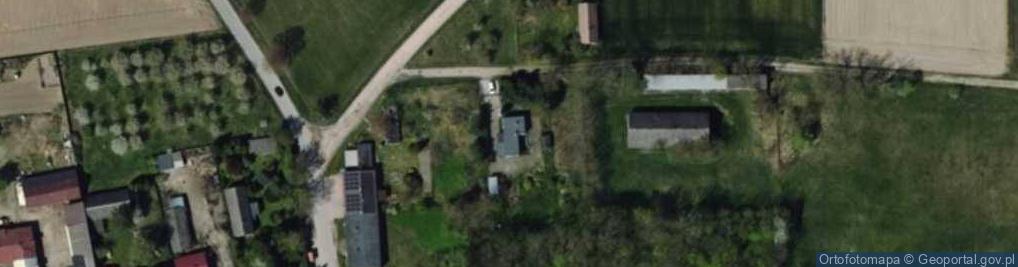 Zdjęcie satelitarne OSP w Malanowie
