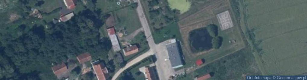 Zdjęcie satelitarne OSP w Mariance
