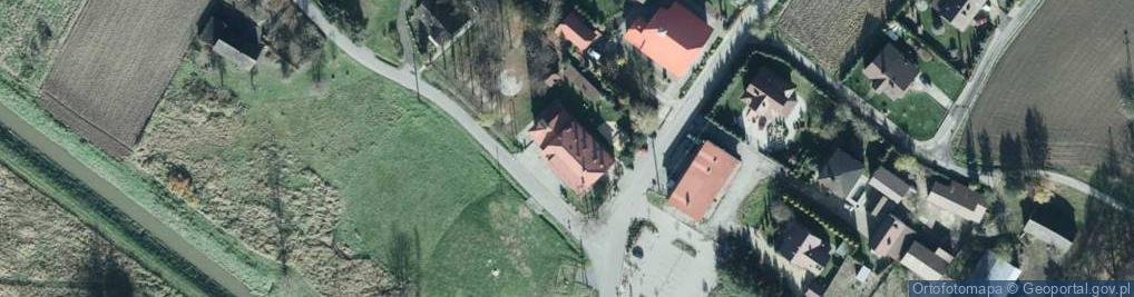 Zdjęcie satelitarne OSP w Marklowicach Górnych