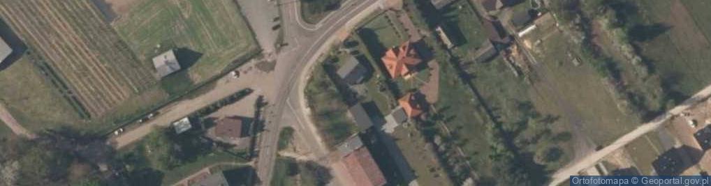 Zdjęcie satelitarne OSP w Masłowicach