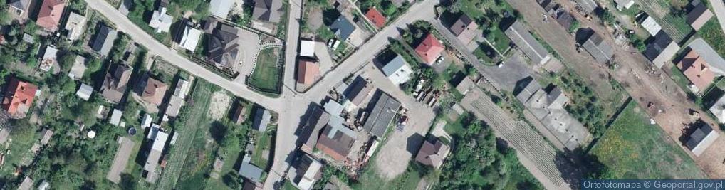 Zdjęcie satelitarne OSP w Międzyrzecu Zawadki
