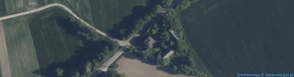 Zdjęcie satelitarne OSP w Mieronicach