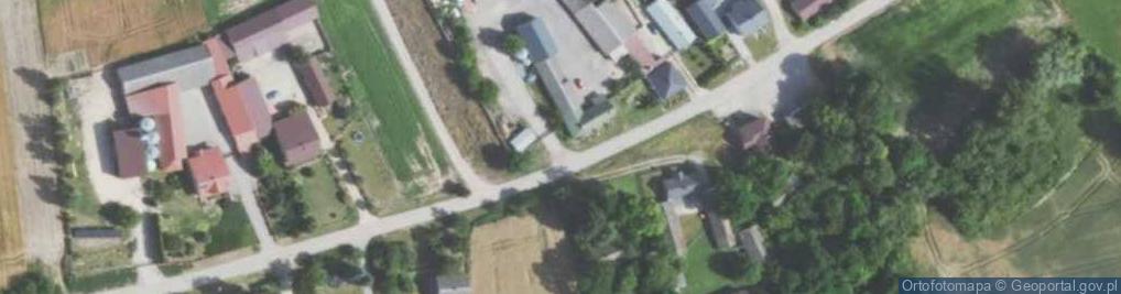 Zdjęcie satelitarne OSP w Mierzanowicach