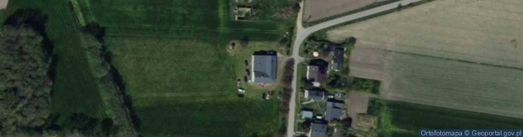 Zdjęcie satelitarne OSP w Mikołajewie