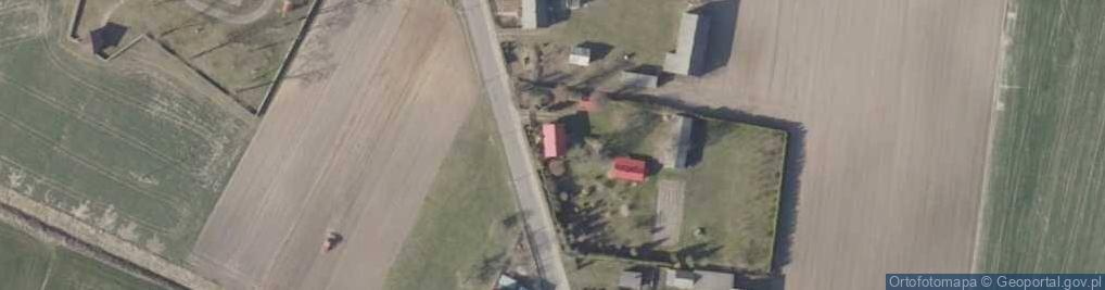 Zdjęcie satelitarne OSP w Miłkowicach Maćkach