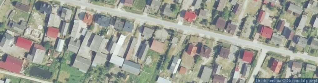 Zdjęcie satelitarne OSP w Mnichowie