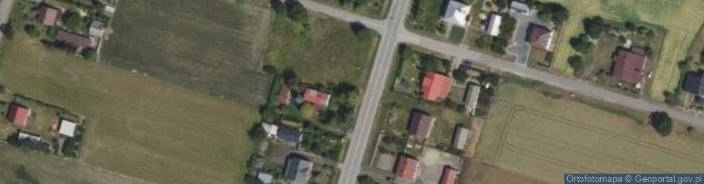 Zdjęcie satelitarne OSP w Modelu