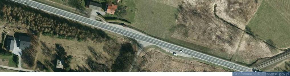 Zdjęcie satelitarne OSP w Moderówce