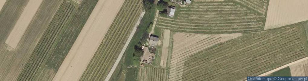 Zdjęcie satelitarne OSP w Moniakach
