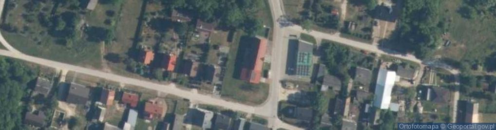 Zdjęcie satelitarne OSP w Motkowicach