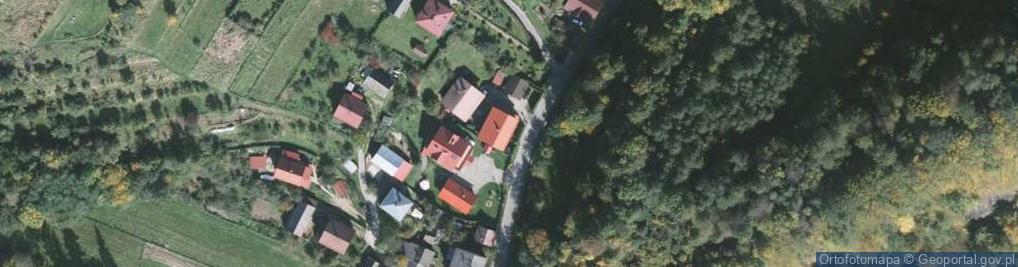 Zdjęcie satelitarne OSP w Mutnem