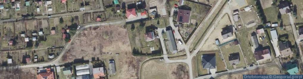 Zdjęcie satelitarne OSP w Nagawczynie